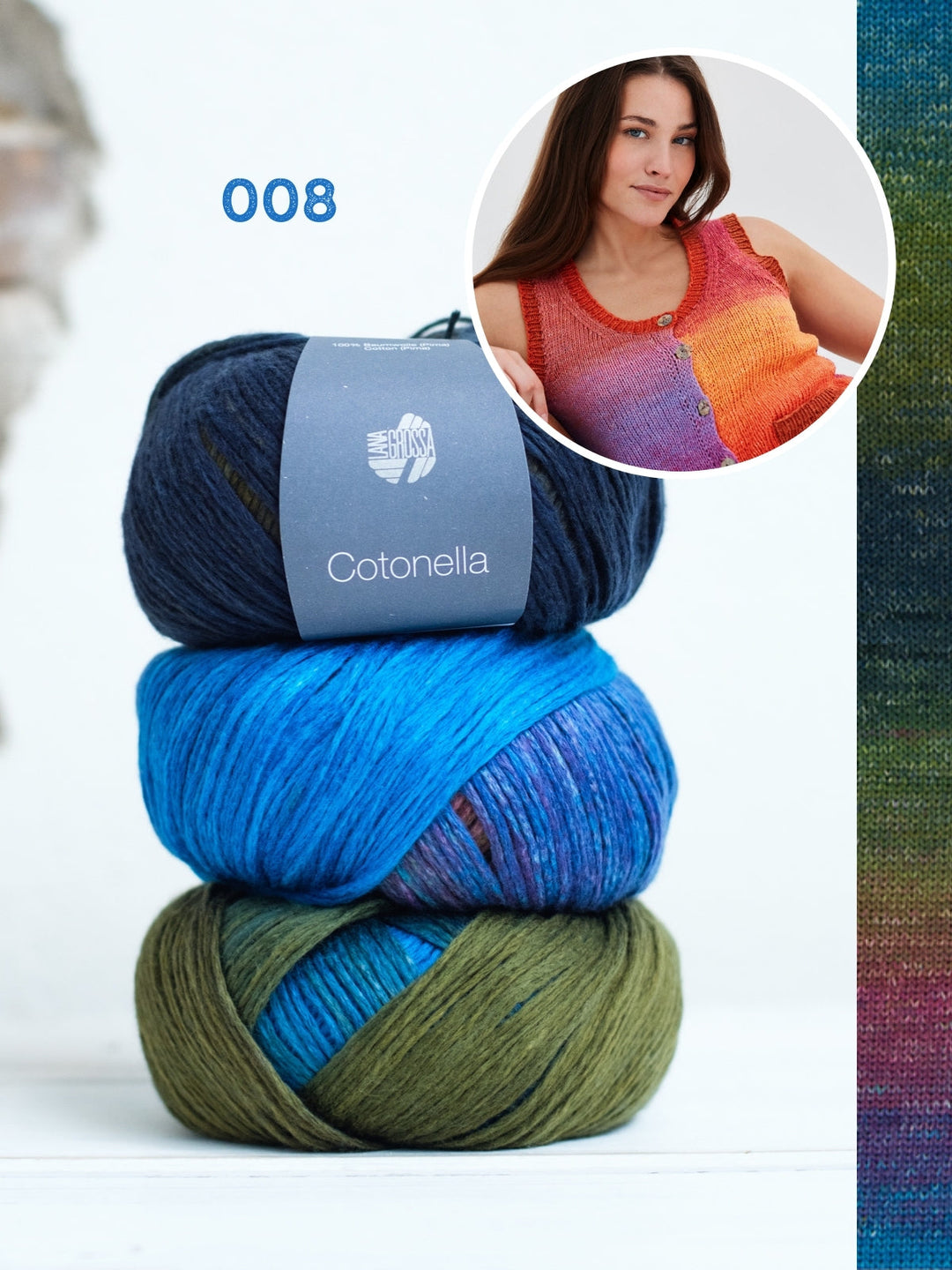 Strickpaket Cotonella Weste