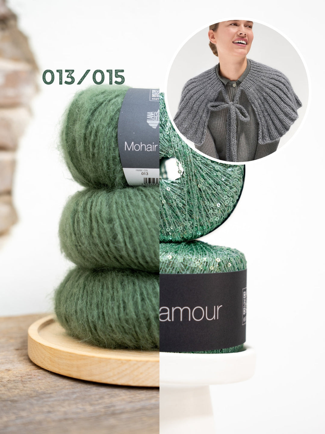 Strickpaket Mohair Di Gio Glamour Cape