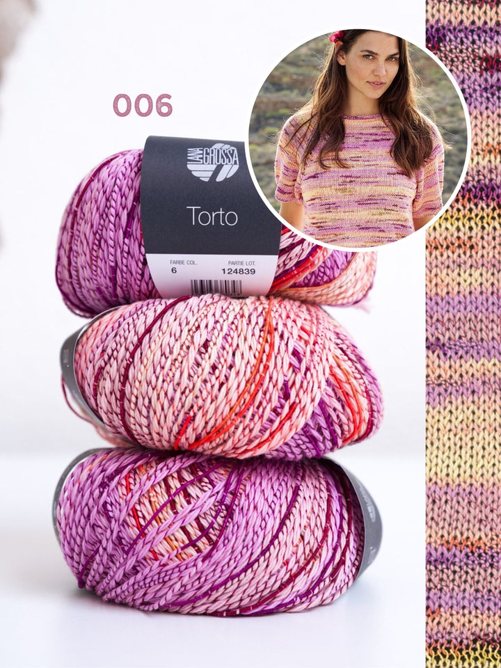 Strickpaket Torto Shirt mit tiefem Raglan
