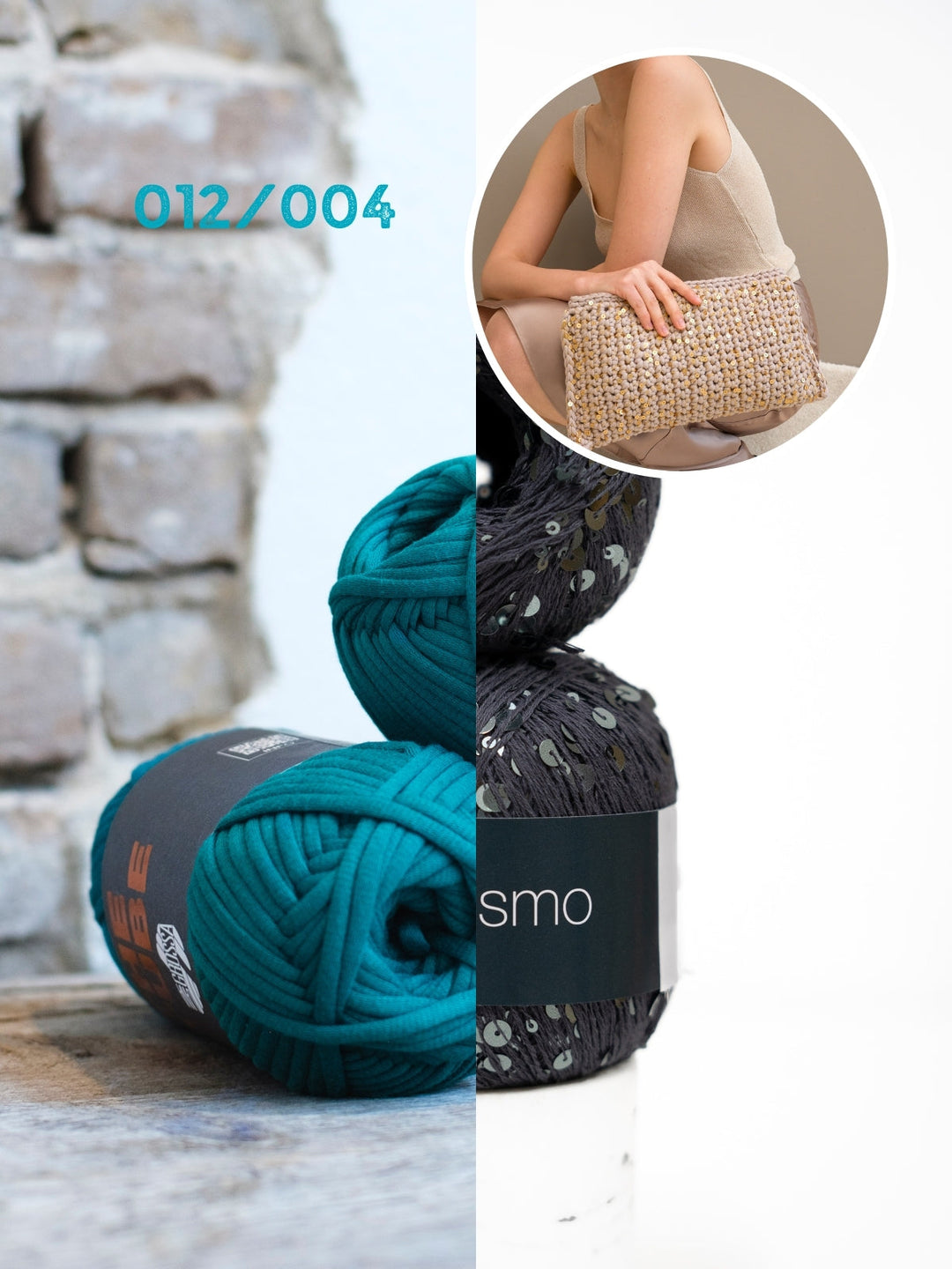 Häkelpaket The Tube Cosmo Clutch