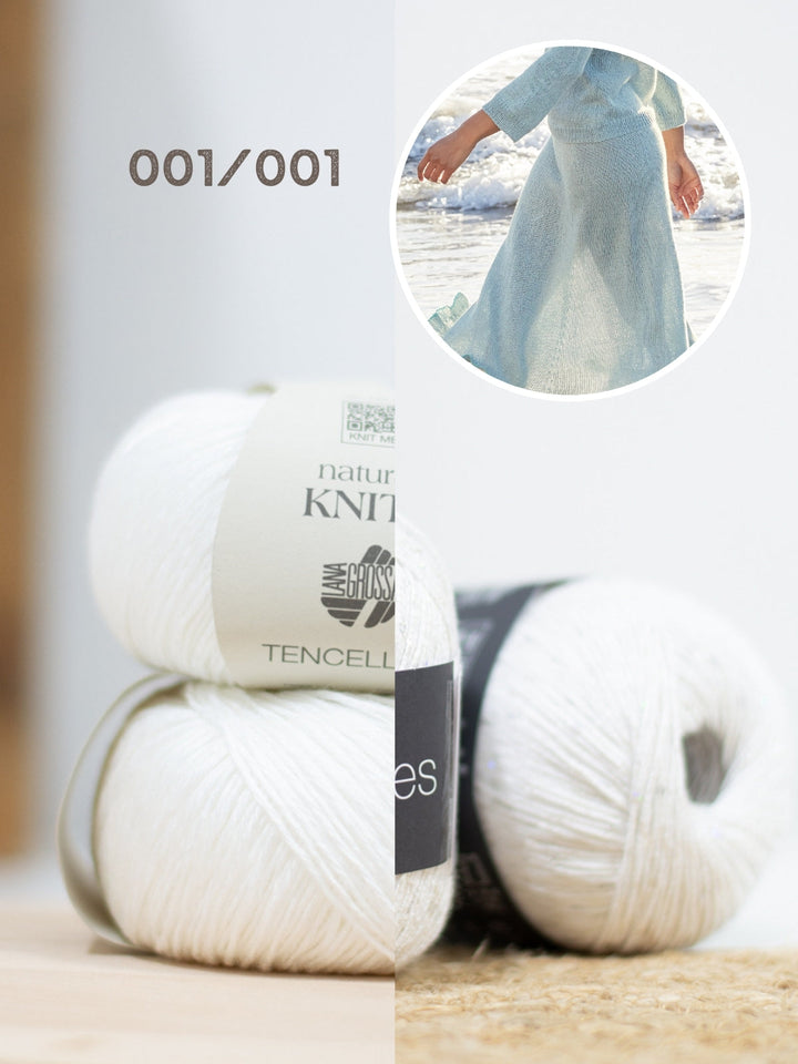 Strickpaket Tencellino Filo Paillettes Rock