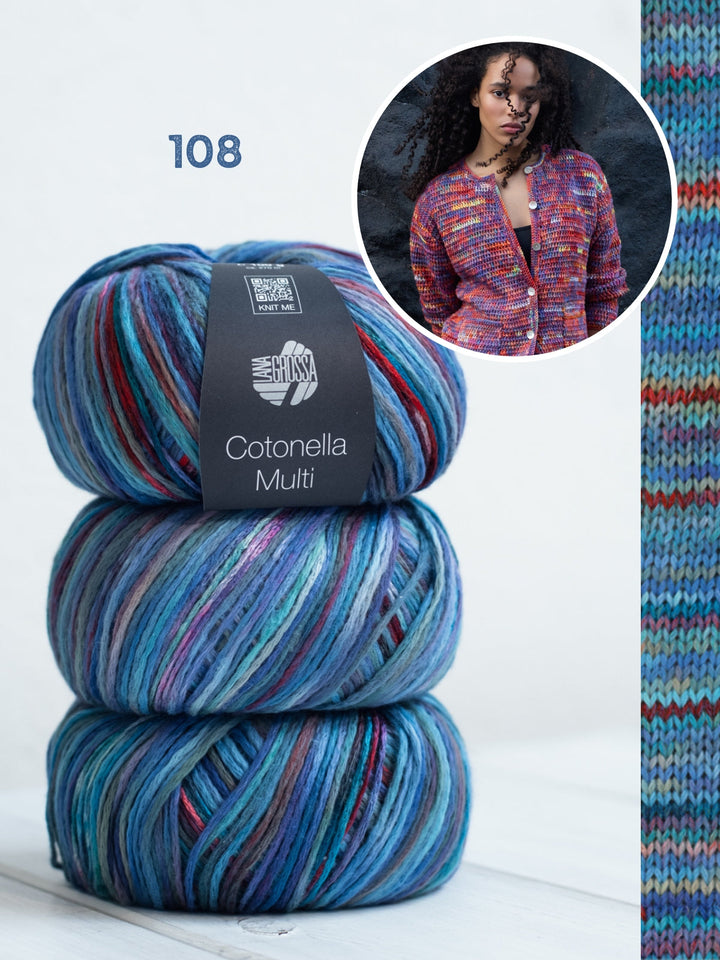 Häkelpaket Cotonella Multi Jacke