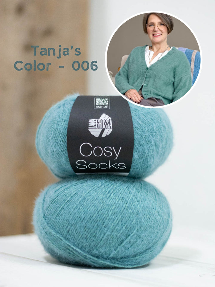 Strickpaket Cosy Socks Jacke mit Taschen