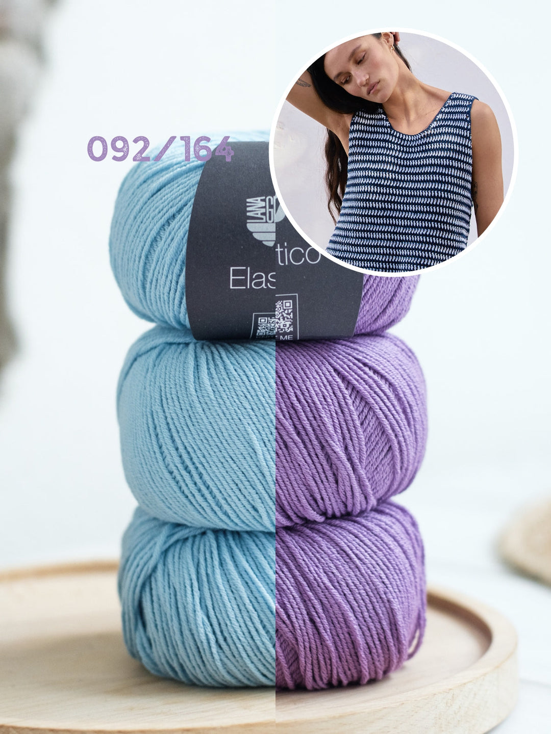 Häkelpaket Elastico Streifen-Top