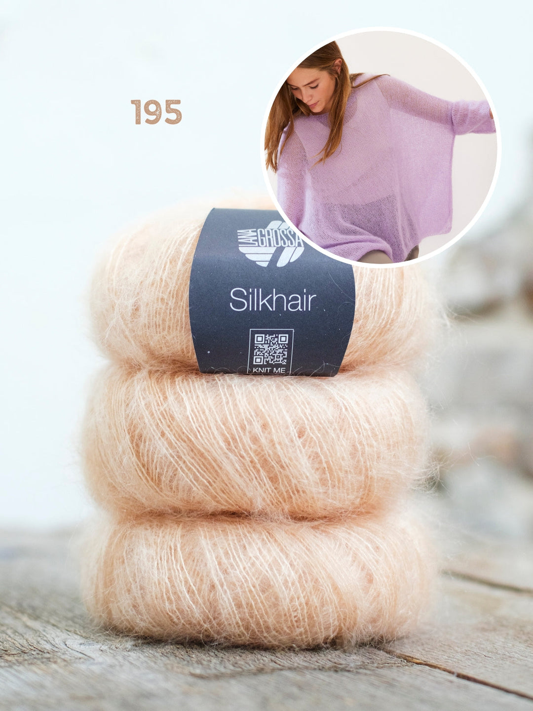 Strickpaket Silkhair oversized shirt