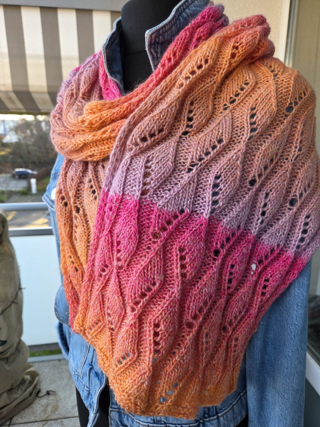 Strickpaket Lizas Schal Wintermorgen