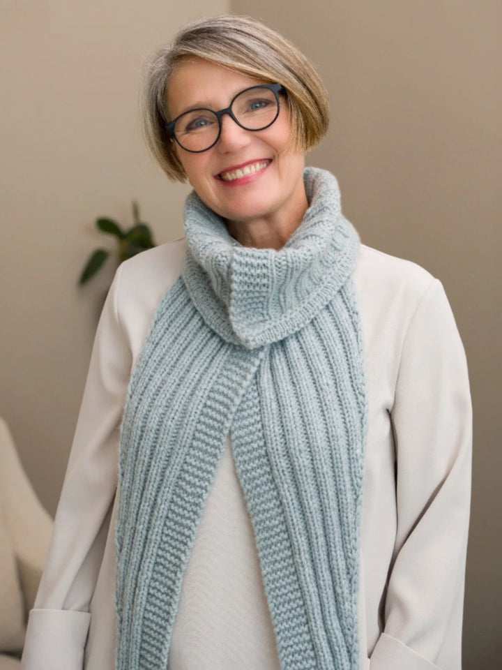 Strickpaket Offener Loop-Schal – Tanja Steinbach