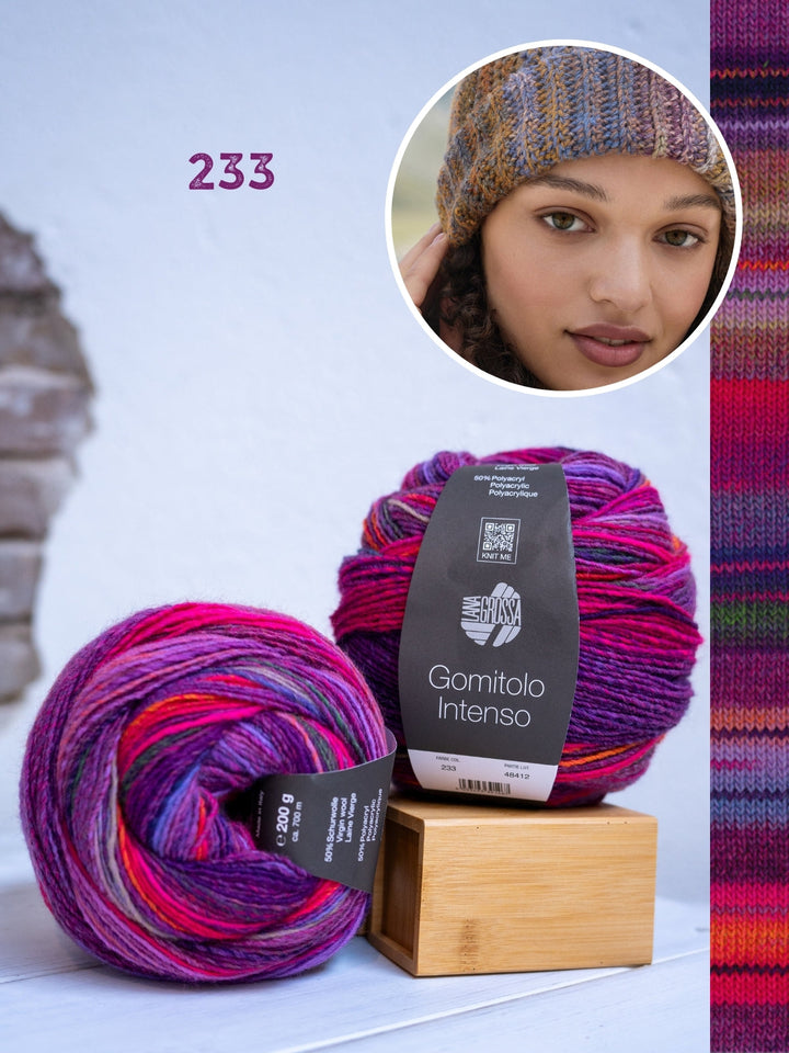 Häkelpaket Gomitolo Intenso Beanie