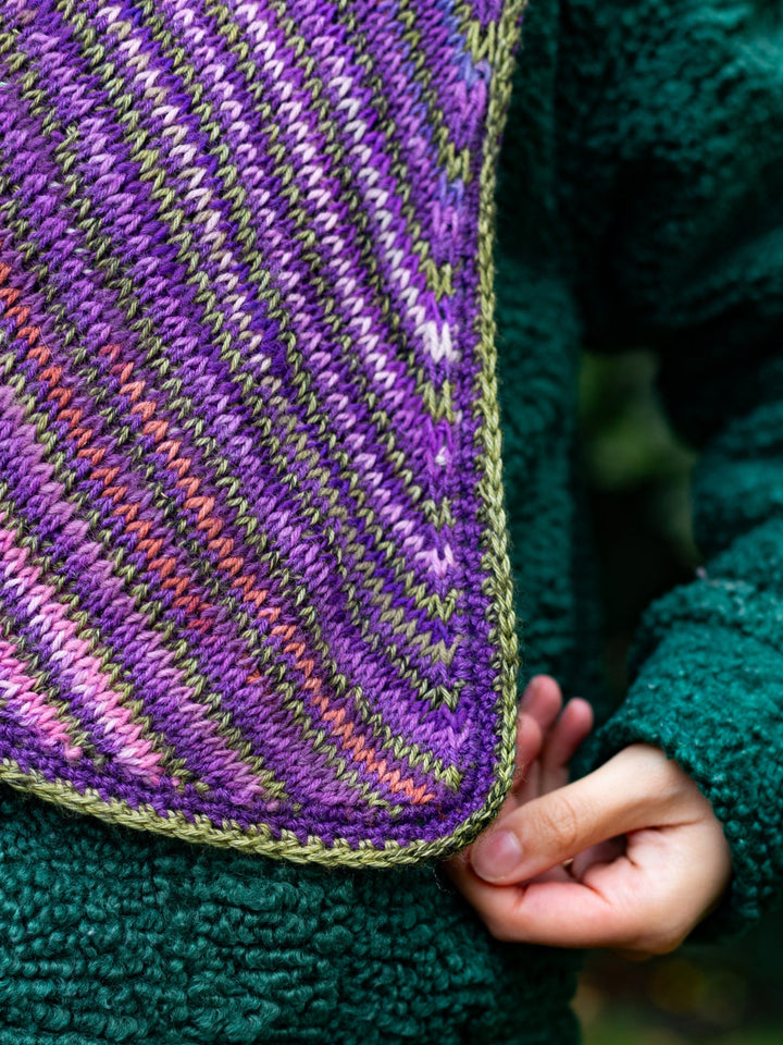 Tunesisches Häkelpaket Lavender Scarf – Studio Hook &amp; Yarn