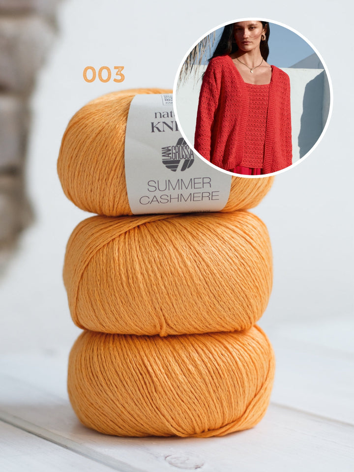 Häkelpaket Summer Cashmere Jacke
