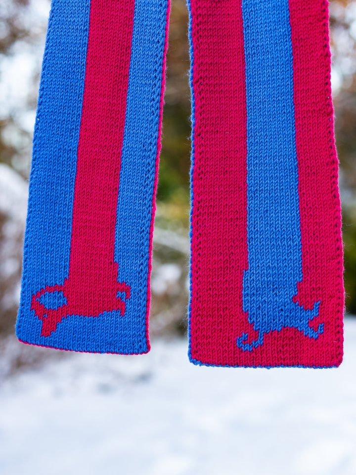 Strickpaket Sausage Dog Scarf - Devout Hand