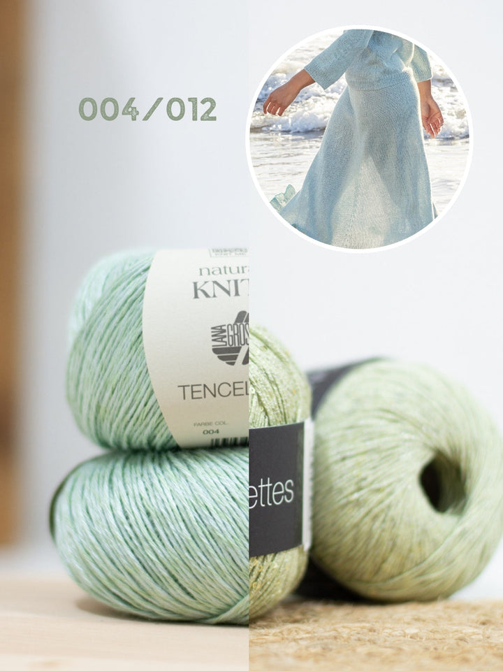 Strickpaket Tencellino Filo Paillettes Rock