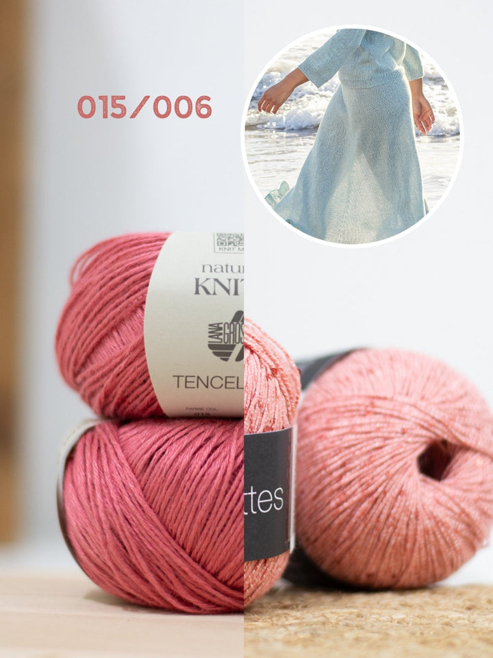 Strickpaket Tencellino Filo Paillettes Rock