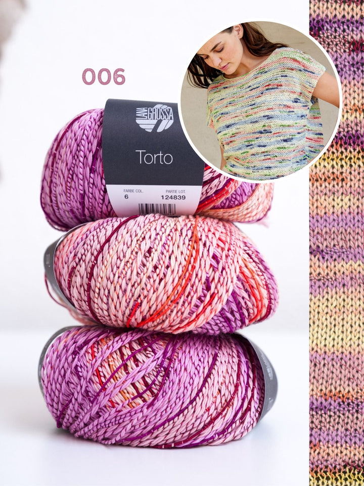 Strickpaket Torto Shirt in Glatt rechts