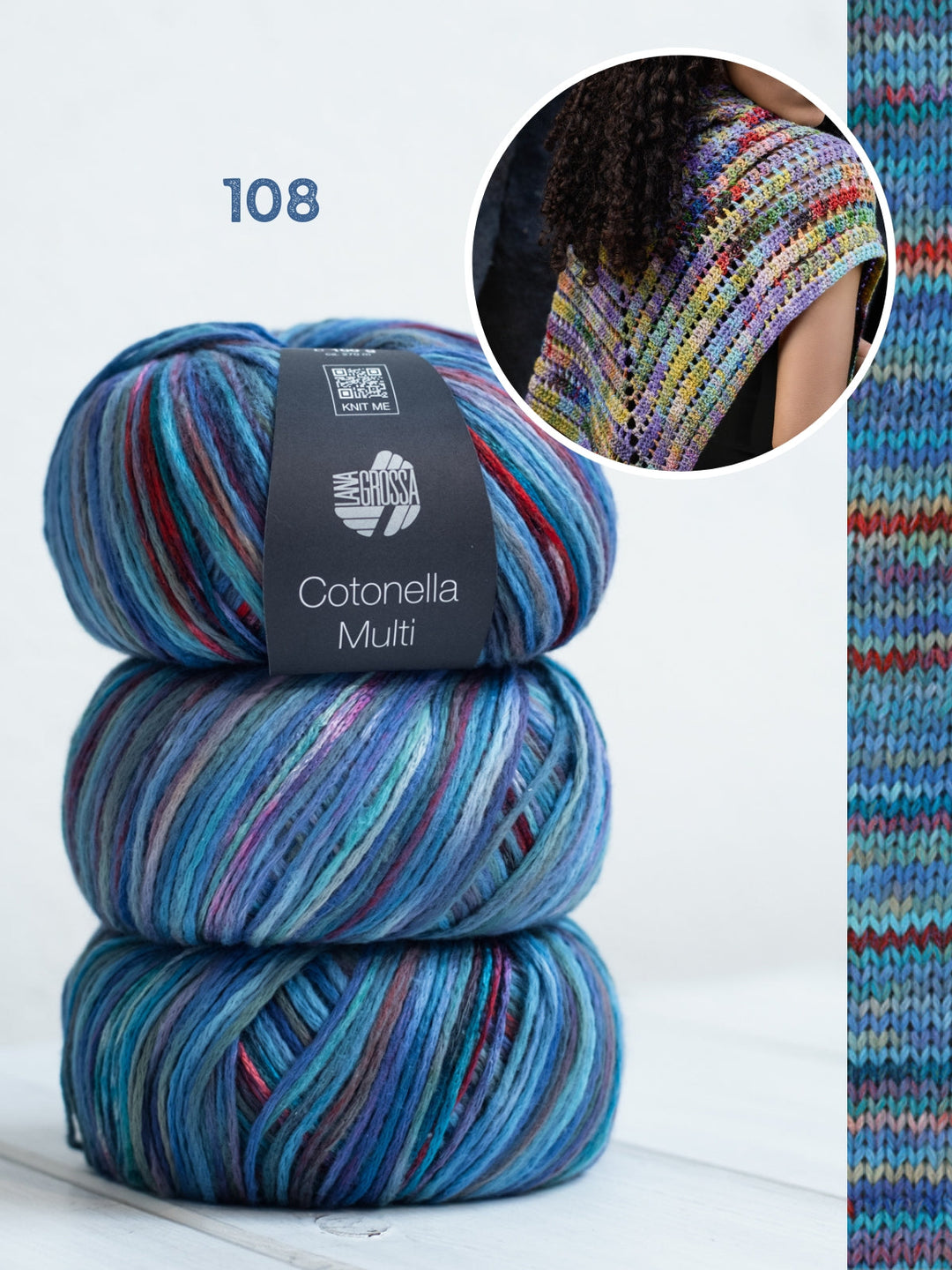 Häkelpaket Cotonella Multi Dreieckstuch