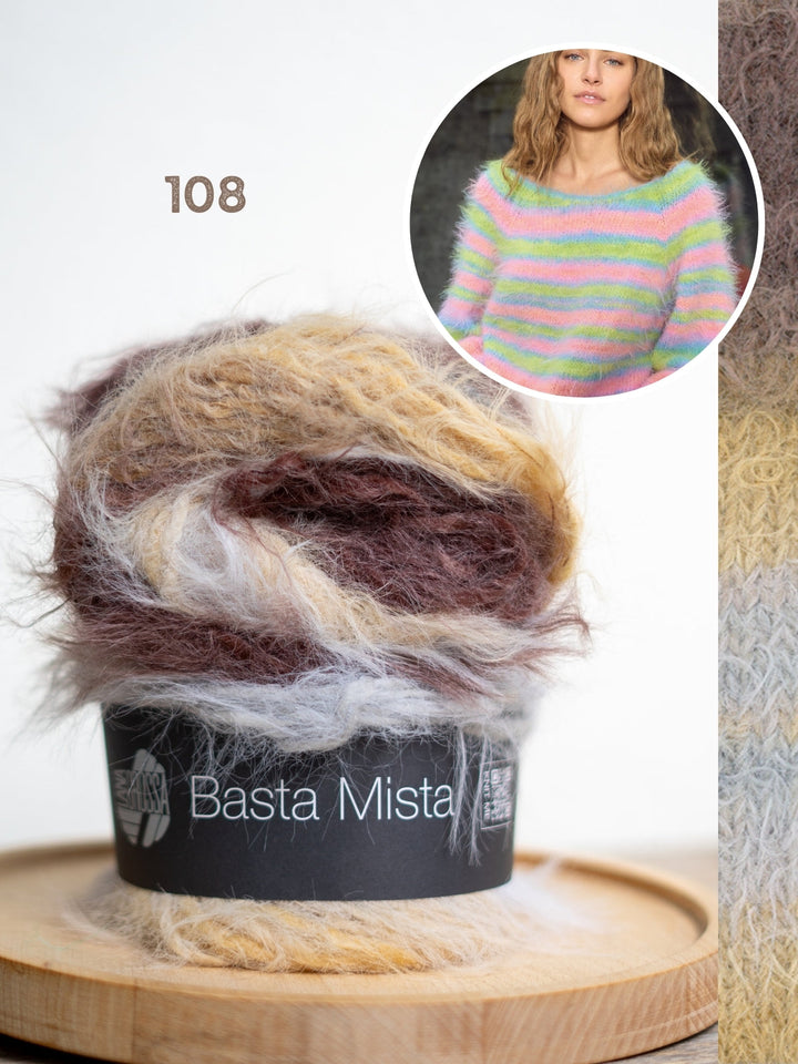 Strickpaket Basta Mista Raglanpullover