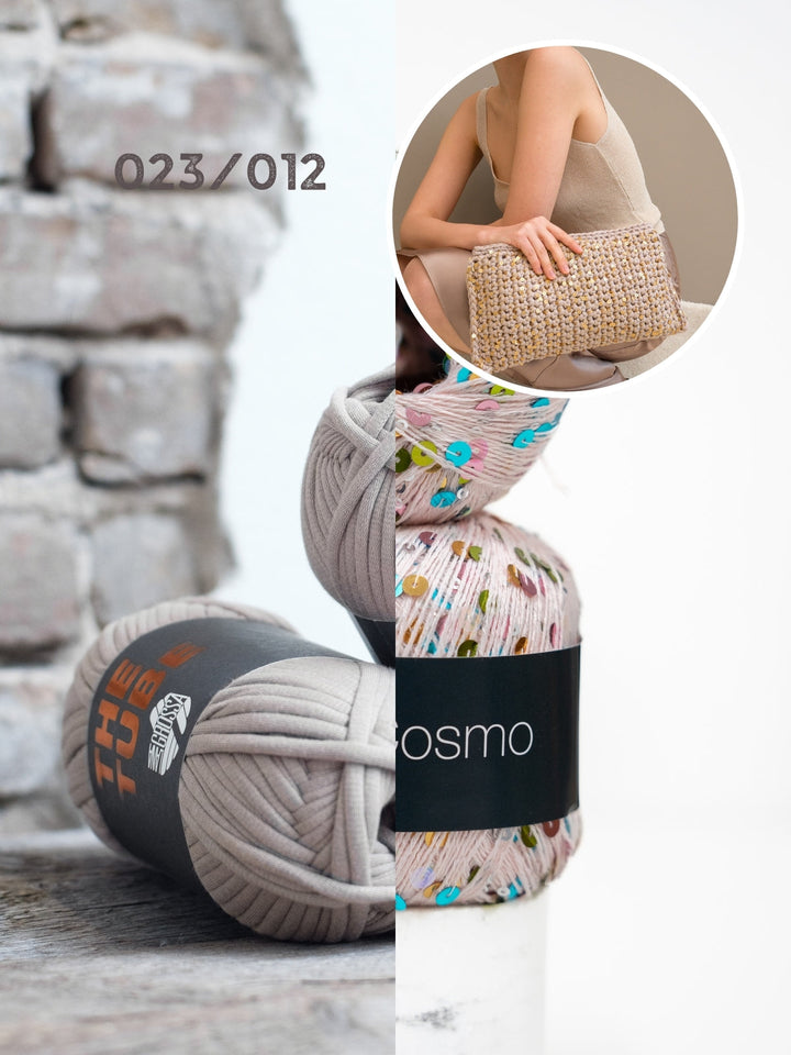 Häkelpaket The Tube Cosmo Clutch