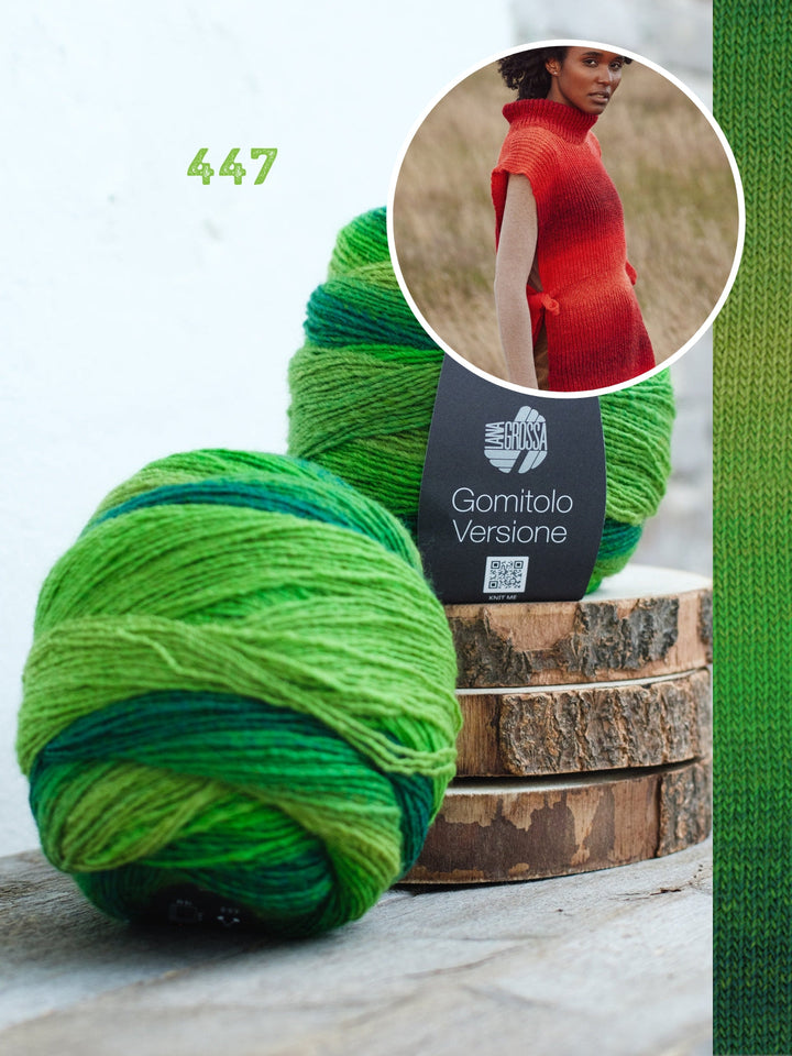 Strickpaket Gomitolo Versione Cache Coeur