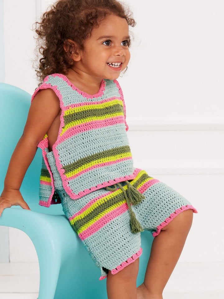 Häkelpaket Elastico Babyset (Top + Hose)