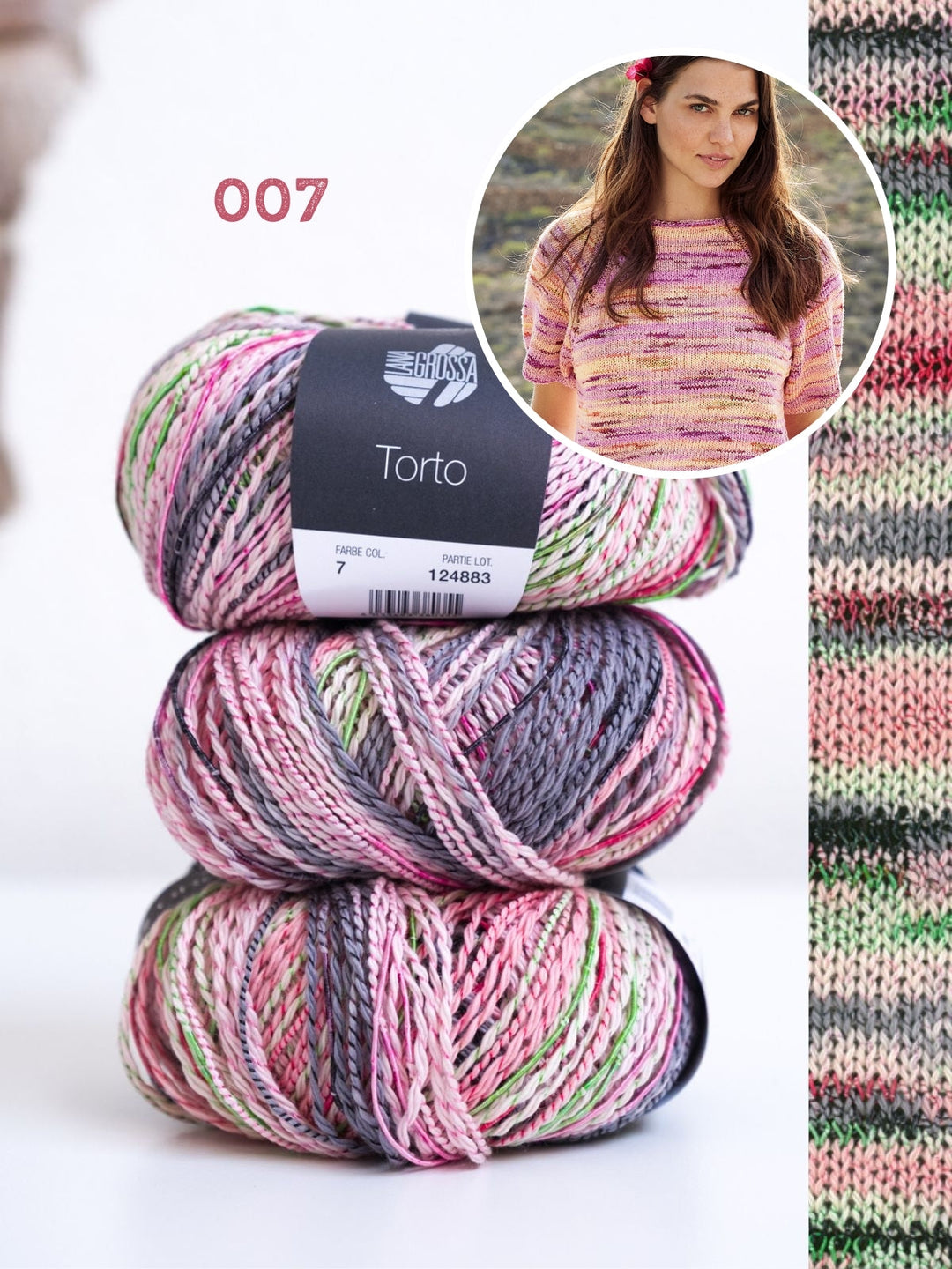 Strickpaket Torto Shirt mit tiefem Raglan