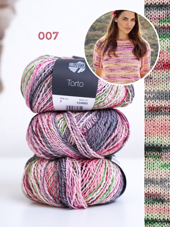 Strickpaket Torto Shirt mit tiefem Raglan