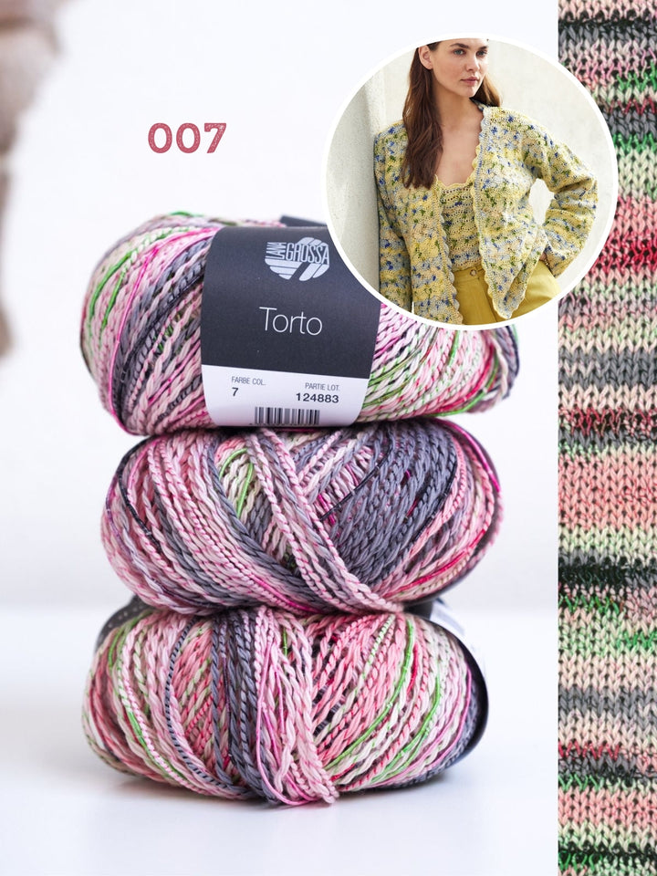 Häkelpaket Torto Jacke mit Muschelmuster