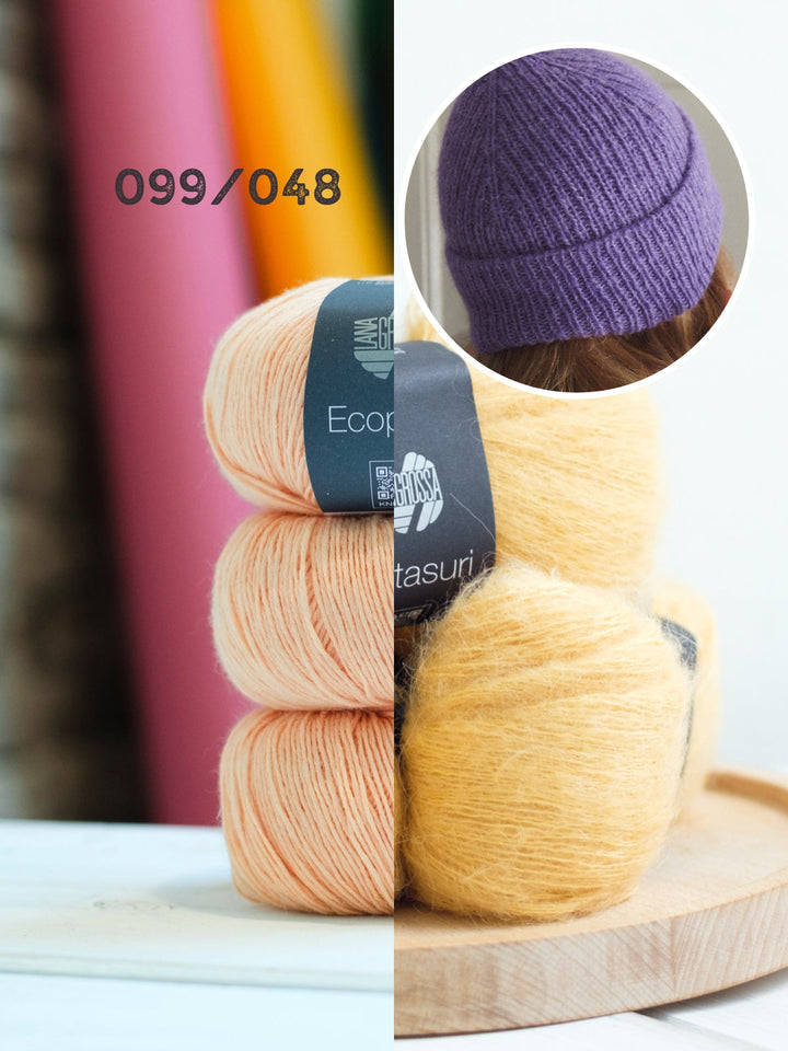 Strickpaket Ecopuno &amp; Setasuri Mütze