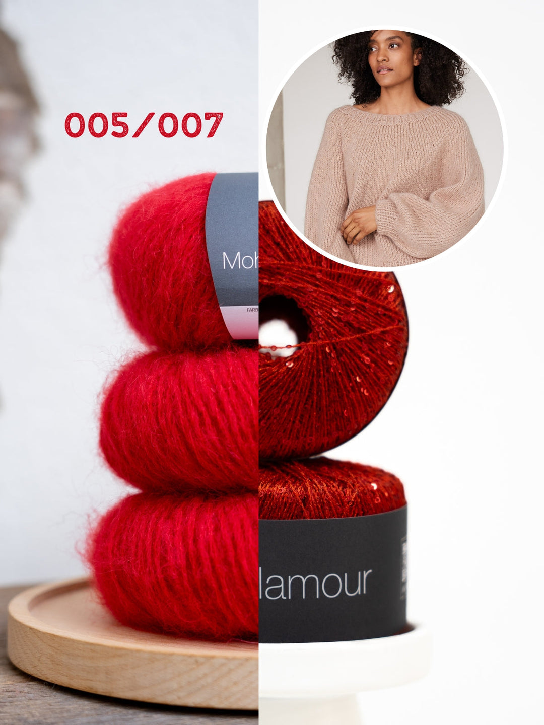Strickpaket Mohair Di Gio Glamour Pullover