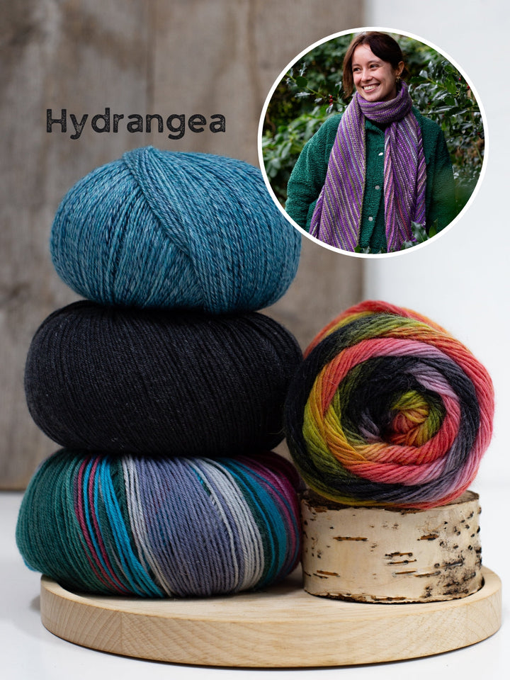 Tunesisches Häkelpaket Lavender Scarf – Studio Hook &amp; Yarn