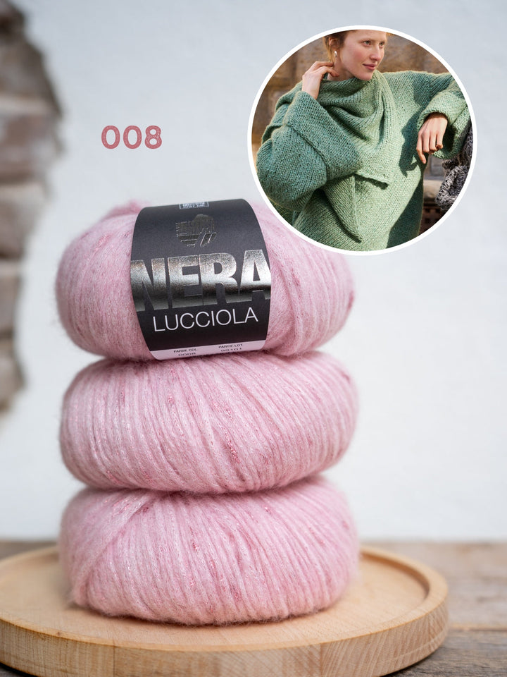 Strickpaket Lucciola diagonal gestrickter Pullover