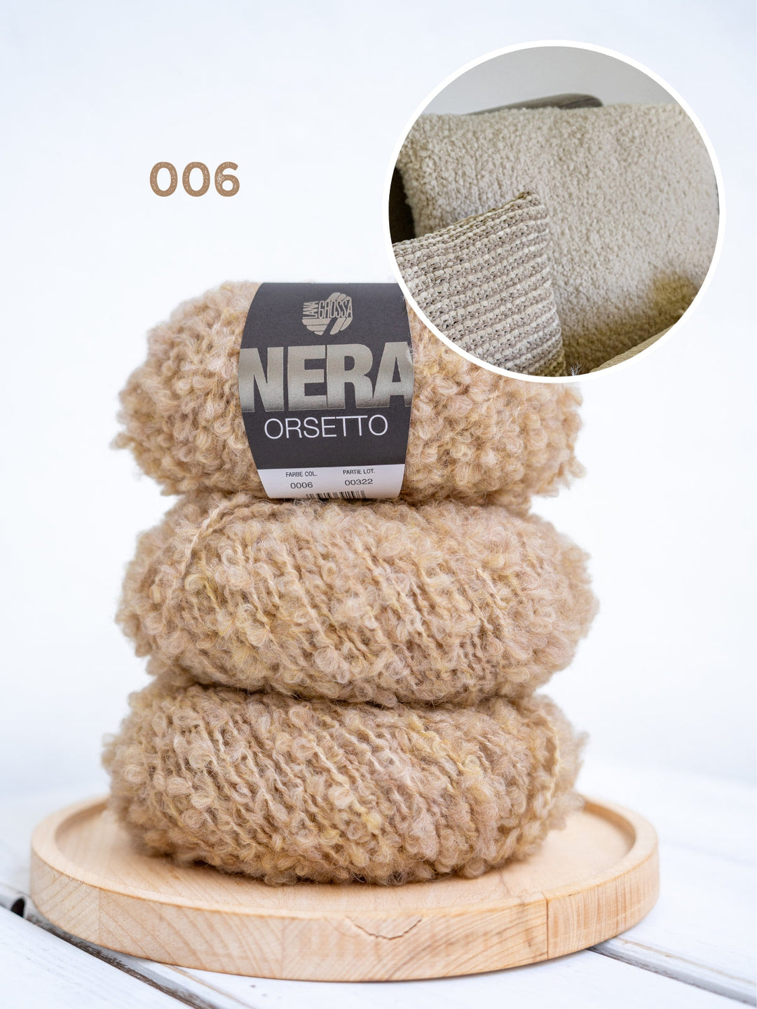 Strickpaket Orsetto Kissenhüllen