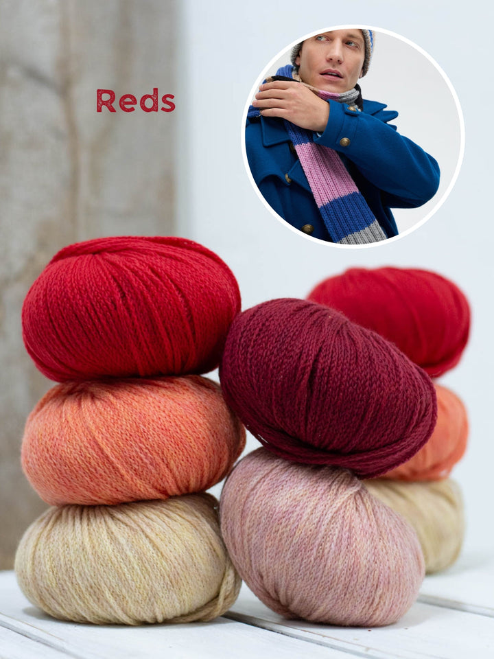 Strickpaket Cool Merino Mütze + Schal
