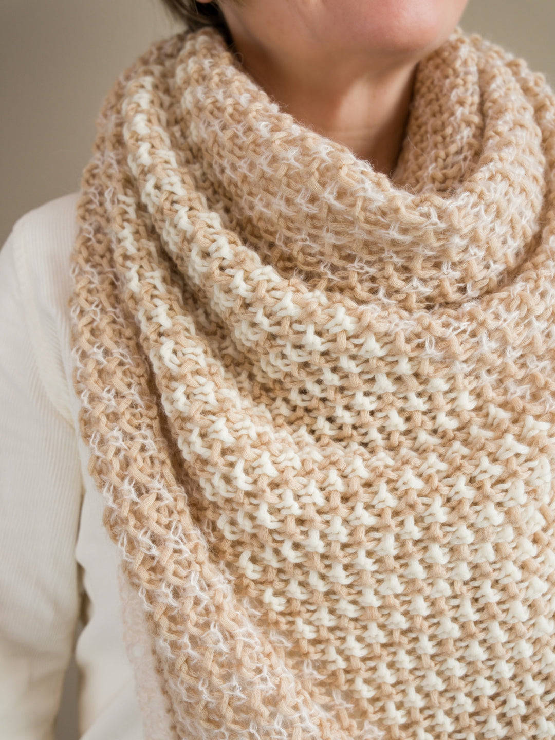 Strickpaket Tulipan Tuch - Tanja Steinbach - mit Originalanleitung