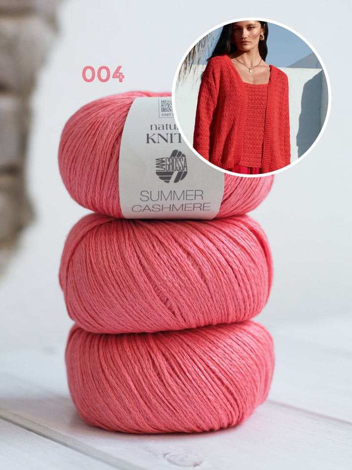 Häkelpaket Summer Cashmere Jacke