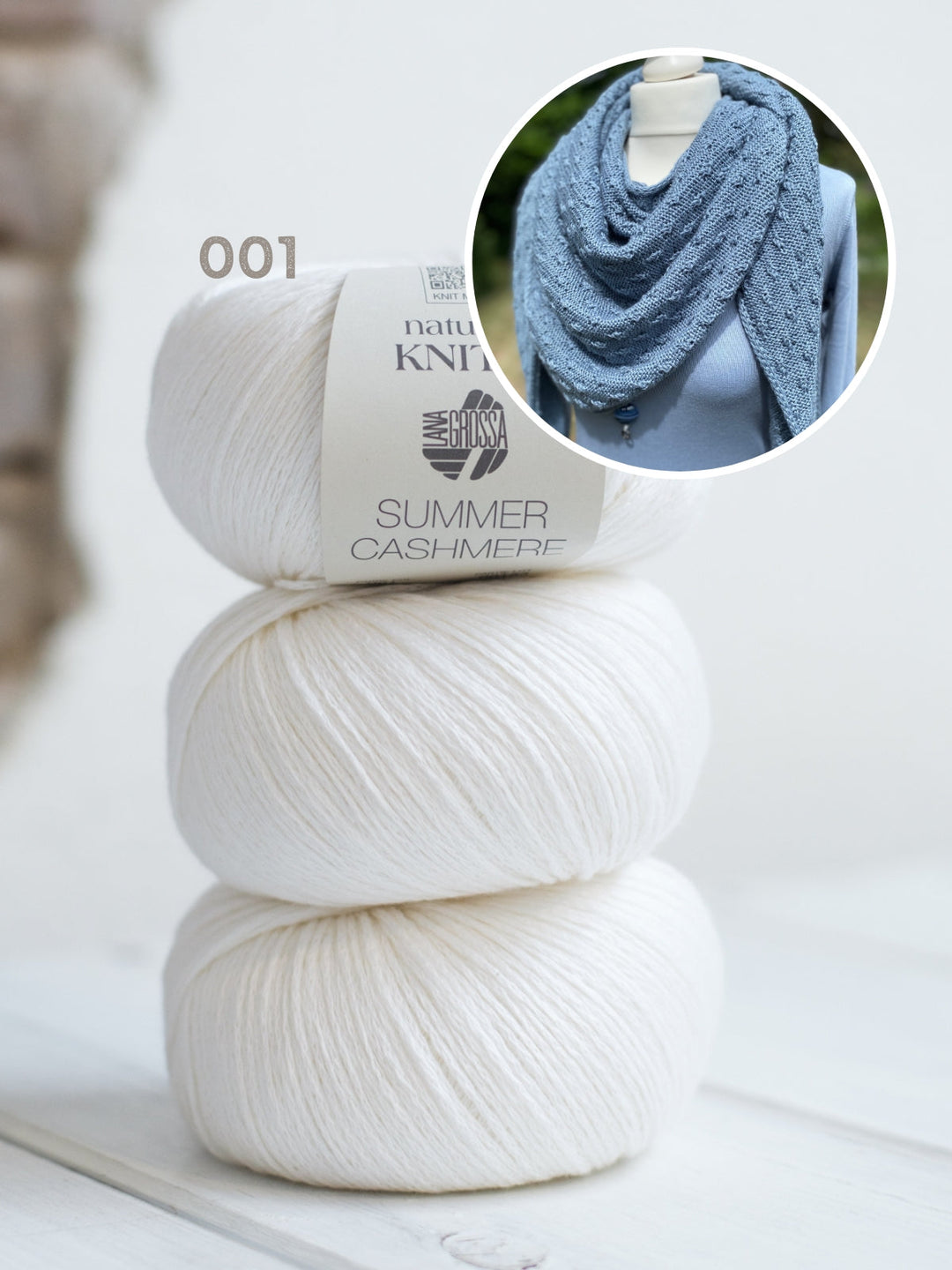 Strickpaket Lizas Tuch Little Blossoms