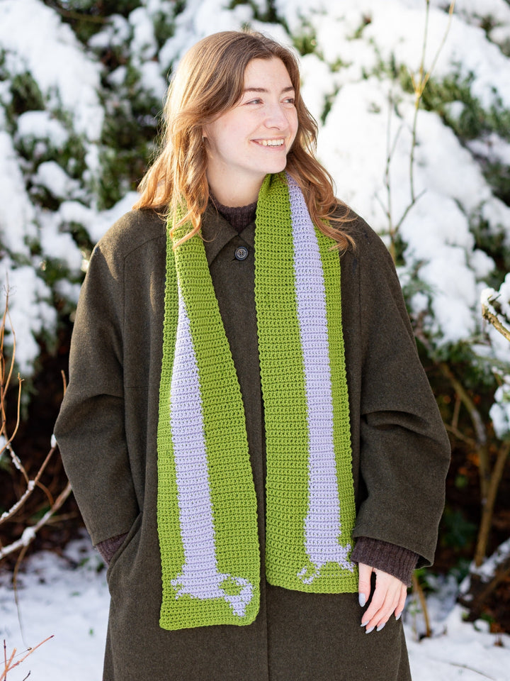 Häkelpaket Sausage Dog Scarf - Devout Hand