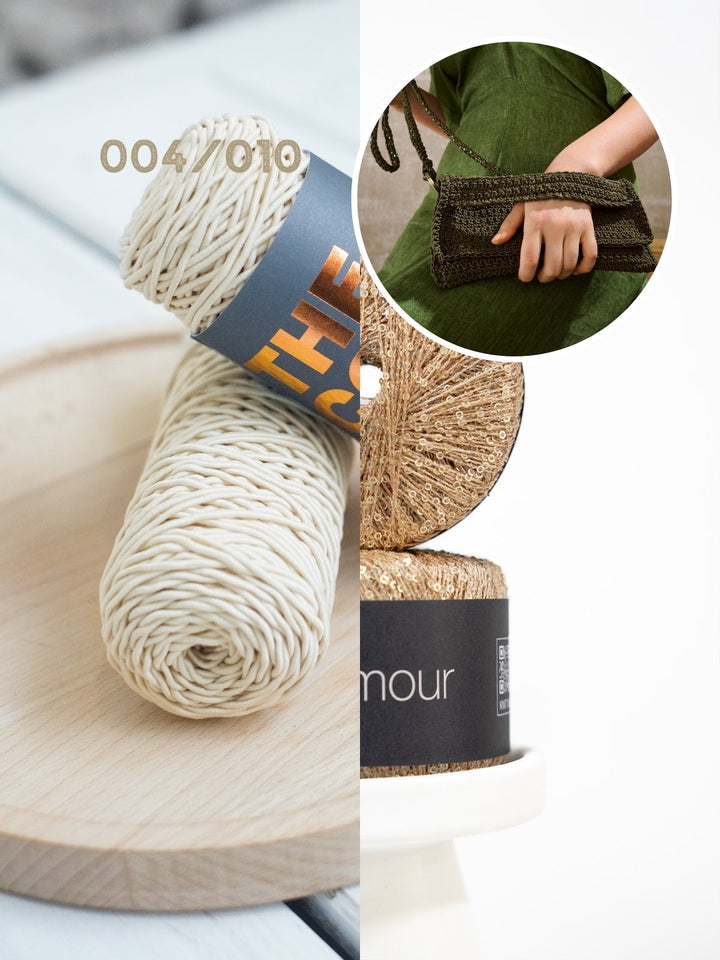 Häkelpaket The Core Glamour Clutch