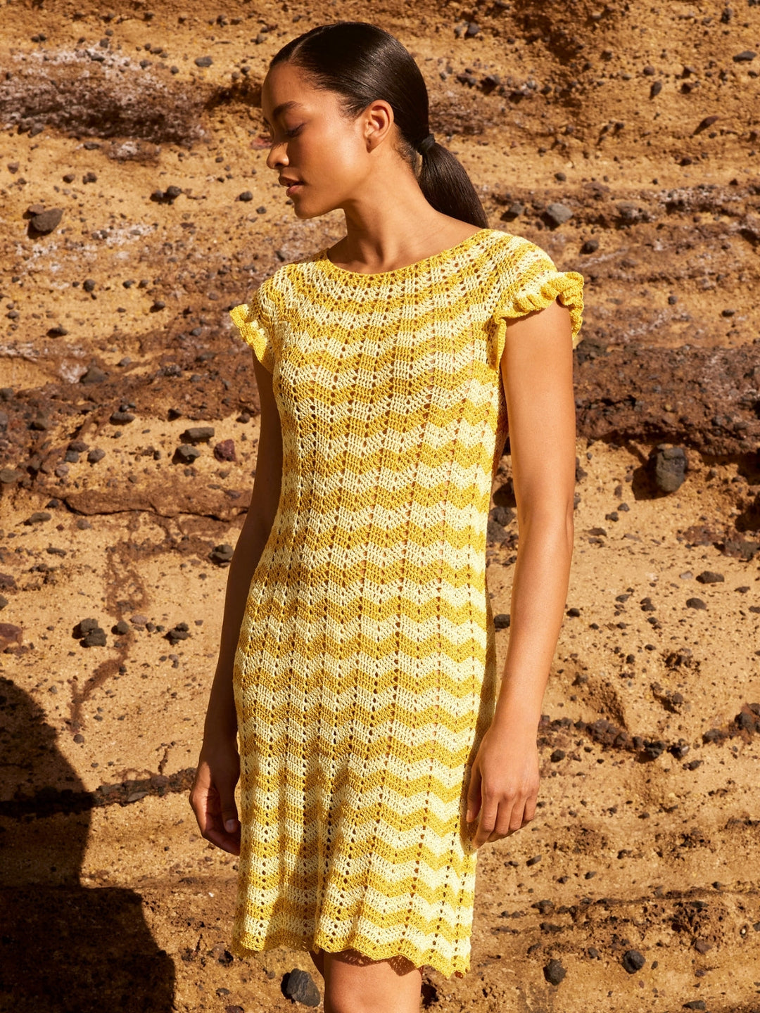 Häkelpaket Filo Paillettes Kleid
