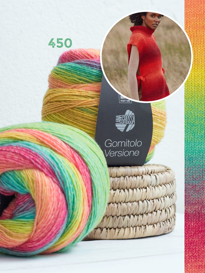 Strickpaket Gomitolo Versione Cache Coeur