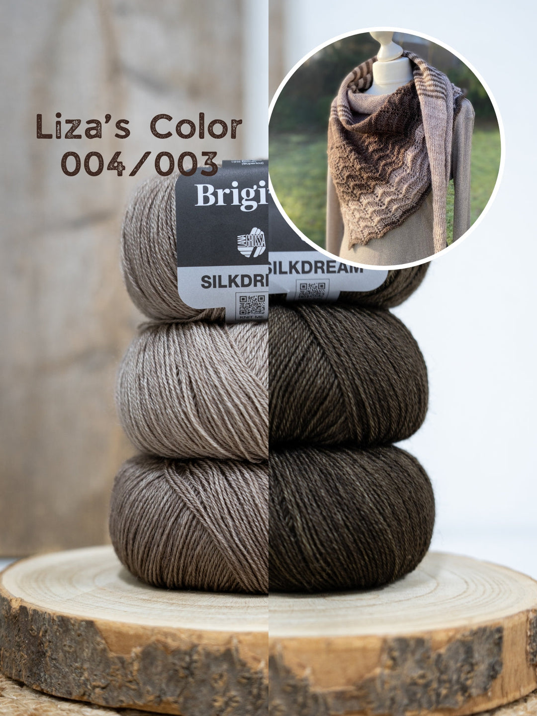 Strickpaket Lizas Tuch Line Poetry