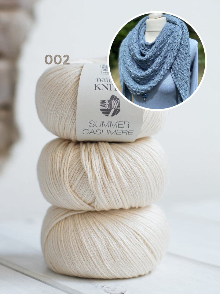 Strickpaket Lizas Tuch Little Blossoms