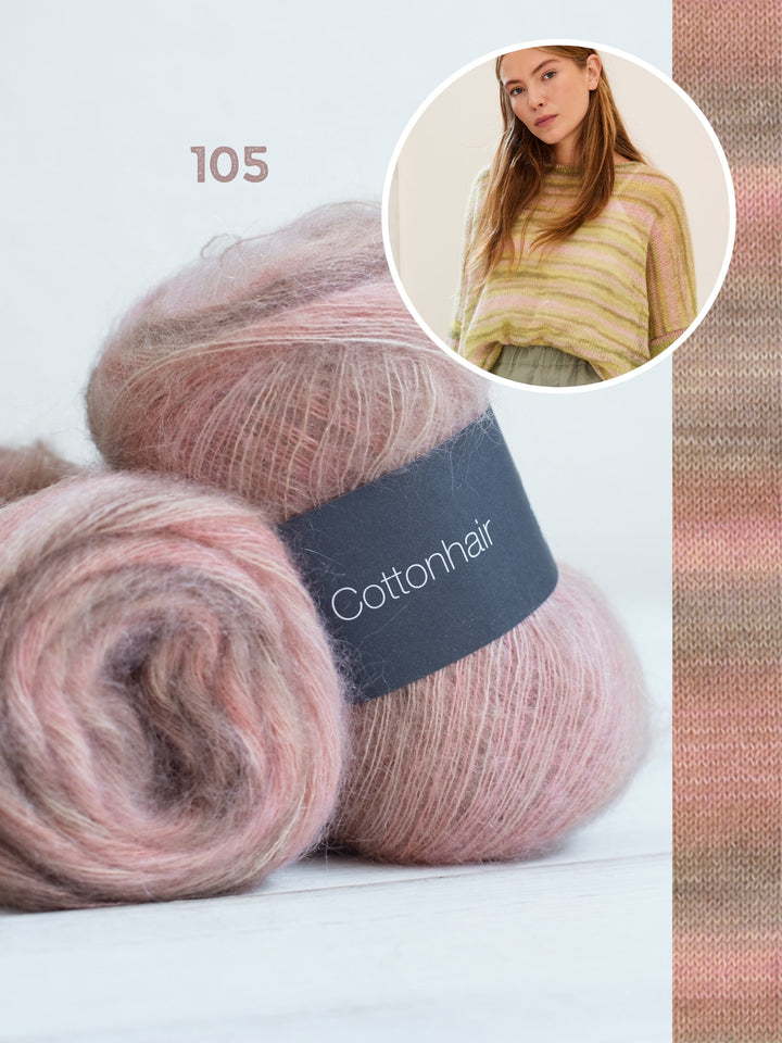 Strickpaket Cottonhair Pullover