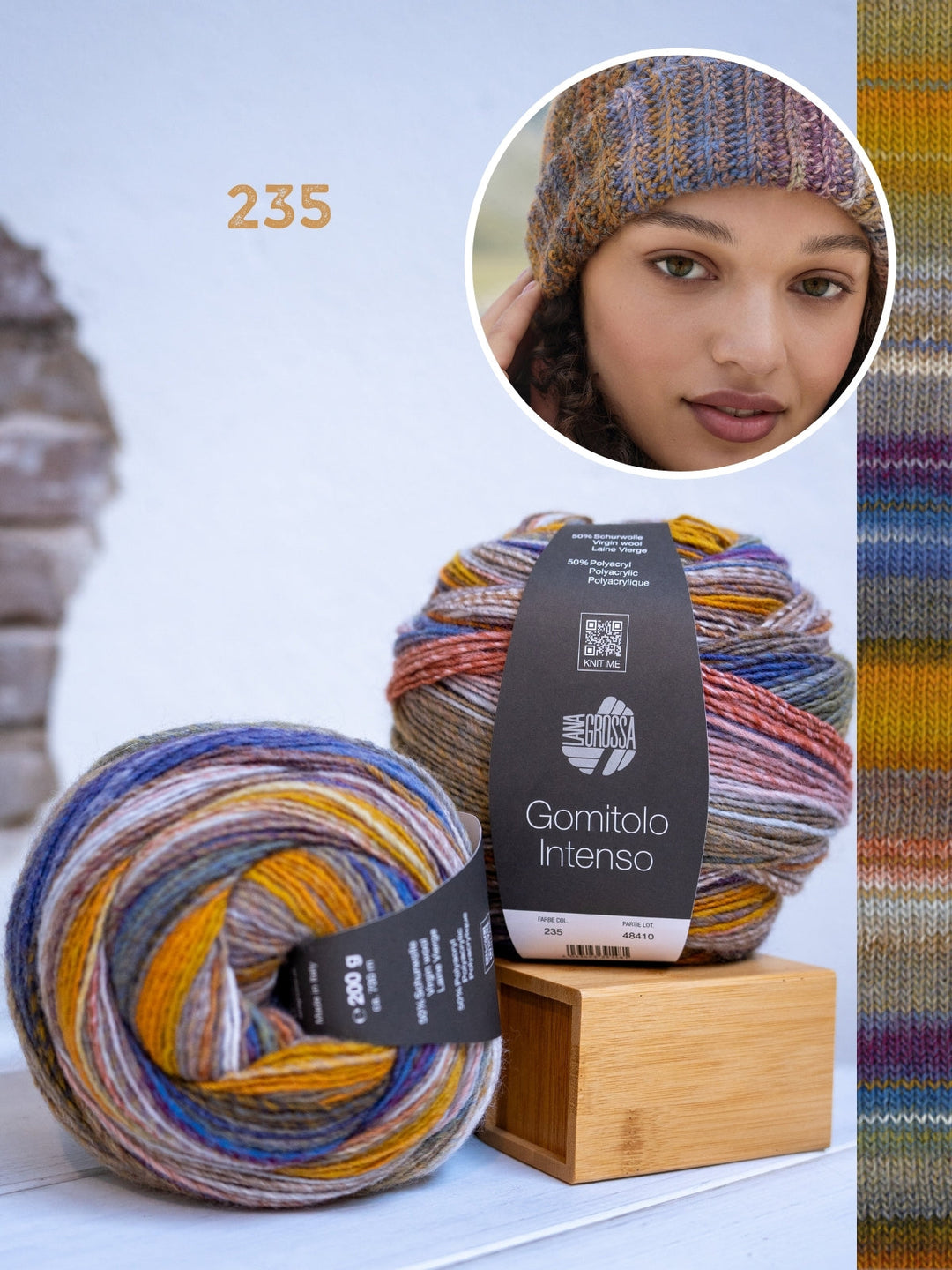 Häkelpaket Gomitolo Intenso Beanie