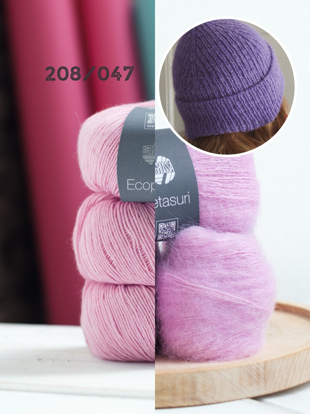 Strickpaket Ecopuno &amp; Setasuri Mütze