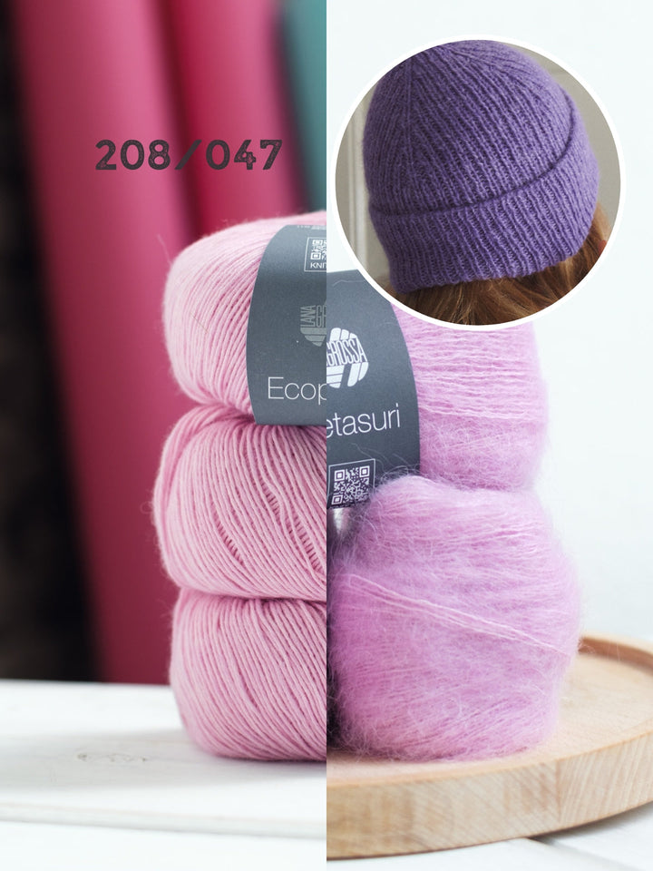Strickpaket Ecopuno &amp; Setasuri Mütze