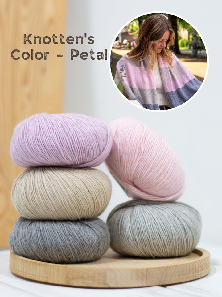 Strickpaket Ecopuno Streifenschal