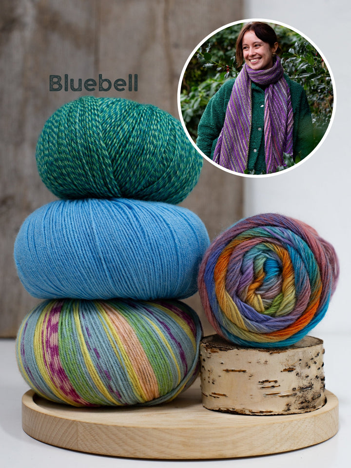 Tunesisches Häkelpaket Lavender Scarf – Studio Hook &amp; Yarn