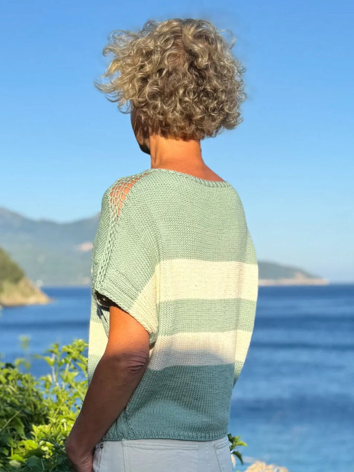 Strickpaket Mare Promessa-Streifenshirt – Tanja Steinbach