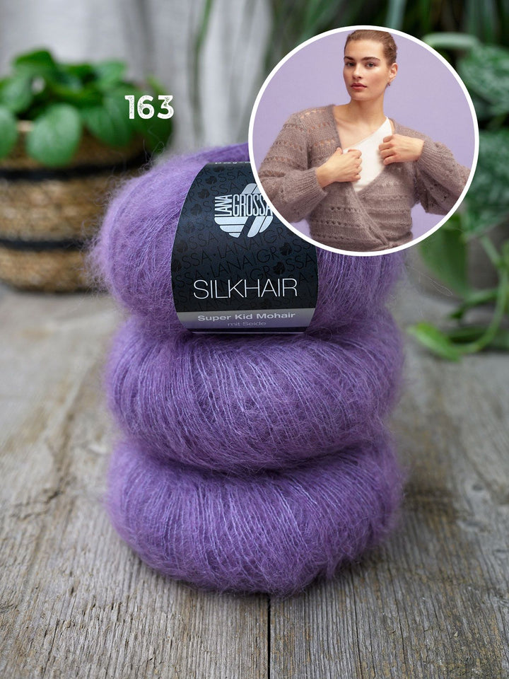 Strickpaket Silkhair Wickeljacke