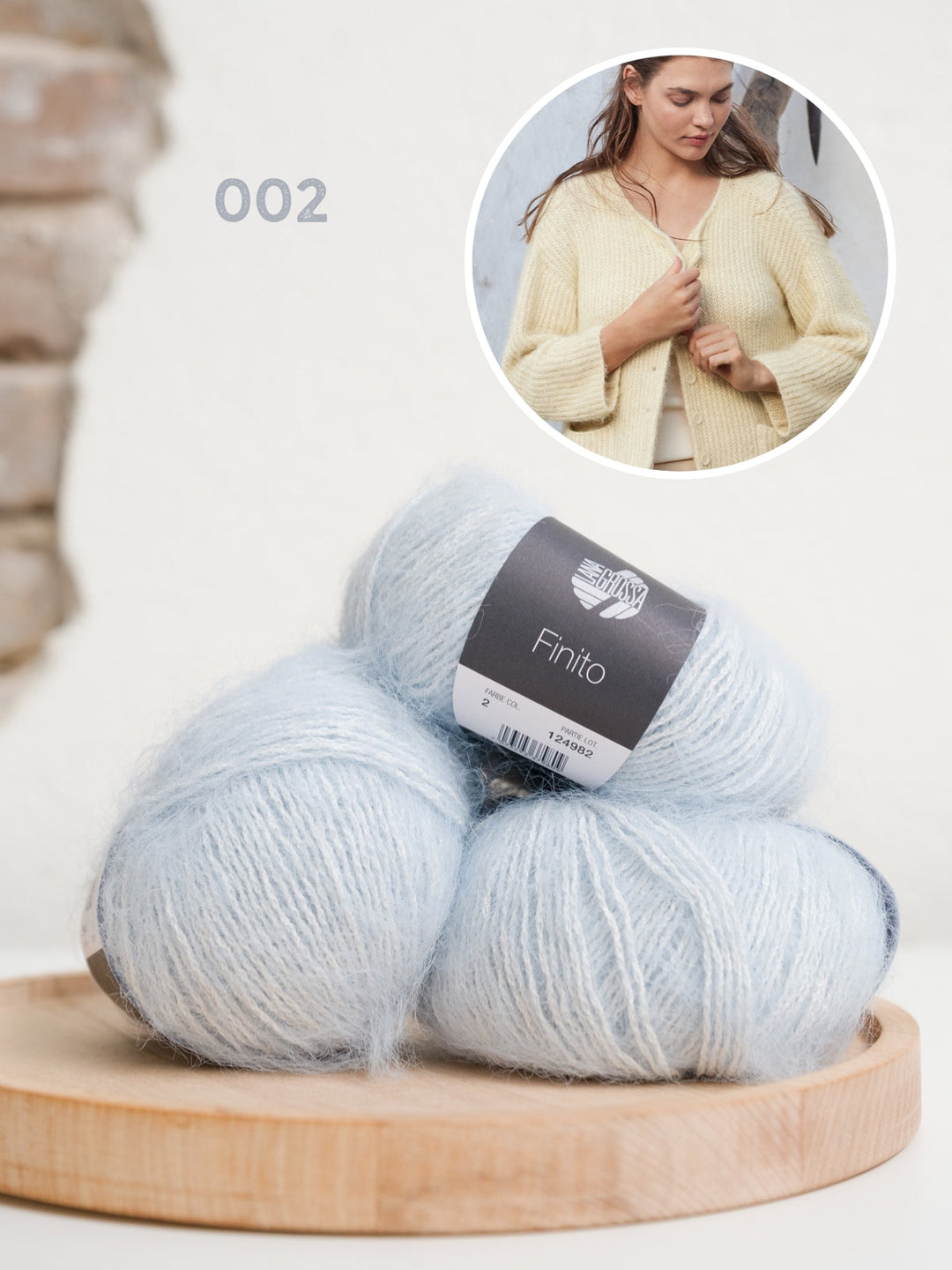 Strickpaket Finito Jacke mit Taschen